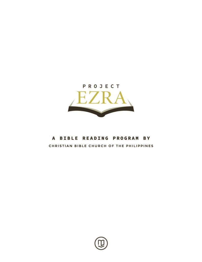 Project Ezra Reading Plan Printable 2023 Christian Bible Church Of