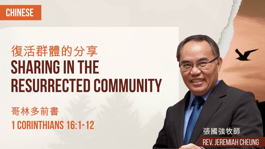 復活群體的分享 Sharing in the Resurrected Community