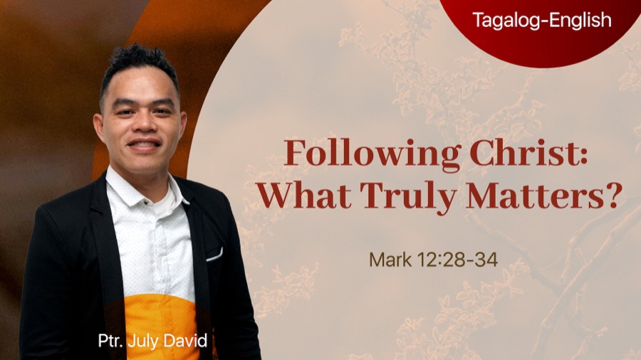 Following Christ: What Truly Matters?
